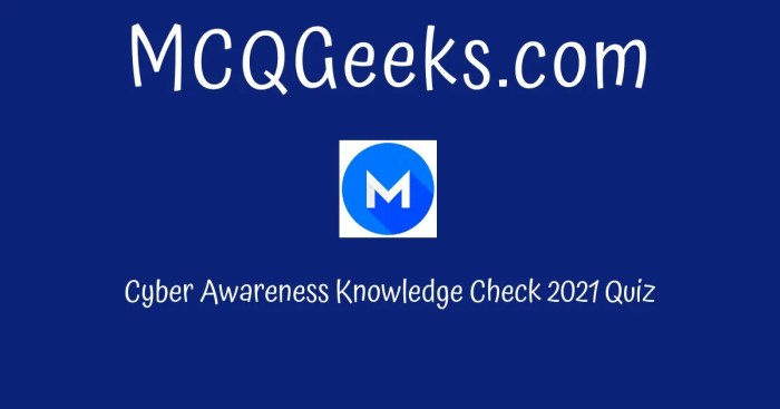 Cyber awareness knowledge check answers