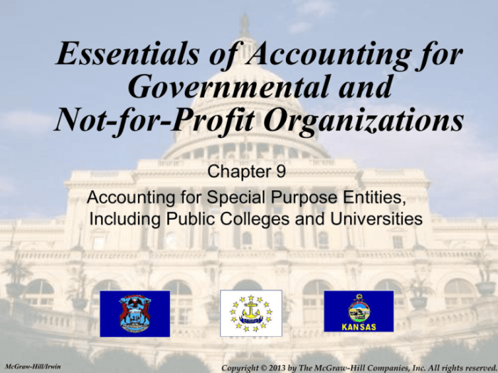 Essentials of accounting for governmental and not for profit organizations