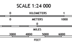 Map scale 1000 kilometre mapping metres